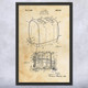 Radiant Control Toaster Patent Wall Art