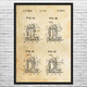 Mechanical Keyboard Buckling Spring Patent Wall Art