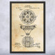 Mariners Compass Patent Wall Art