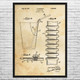 Drinking Straw Patent Wall Art