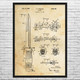 Rifle Bayonet Patent Wall Art