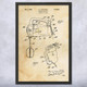Hand Mixer Patent Wall Art