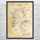 Hand Mixer Patent Wall Art