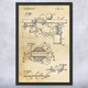 Pinball Kickout Hole Patent Wall Art