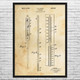 Thermometer Patent Wall Art