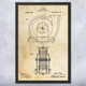 Nikola Tesla Fluid Propulsion Patent Wall Art