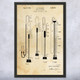 Mercurial Barometer Patent Wall Art