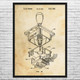 Arcade Joystick Patent Wall Art