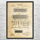 Cribbage Board Patent Wall Art