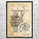 Clutch Patent Wall Art