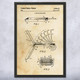 Lock Pick Set Patent Wall Art