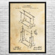Gymnastics Parallel Bar Patent Wall Art