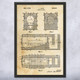 Cremation Furnace Patent Wall Art