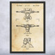 Skateboard Truck Patent Wall Art