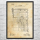 Subway Map Patent Wall Art