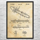 Chain Saw Patent Wall Art