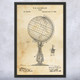 Globe Patent Wall Art
