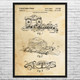 Monster Truck Toy Patent Wall Art