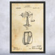 Pencil Sharpener Patent Wall Art