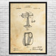 Pencil Sharpener Patent Wall Art