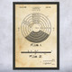 Vinyl Record Patent Wall Art