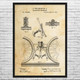 Locomotive Air Brake Patent Wall Art