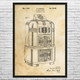 Jukebox Patent Wall Art