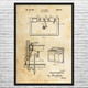 Kitchen Sink Patent Wall Art