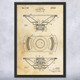 Electrodynamic Speaker Patent Wall Art
