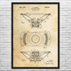 Electrodynamic Speaker Patent Wall Art
