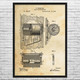 1890 Toilet Paper Fixture Patent Wall Art