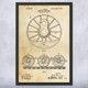 Train Wheels Patent Wall Art