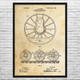 Train Wheels Patent Wall Art
