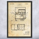 Food Cart Patent Wall Art