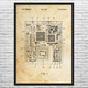 Motherboard Patent Wall Art