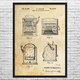 Slot Machine Patent Wall Art