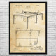 Table Tennis Patent Wall Art