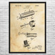 Hair Roller Patent Wall Art