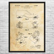 Tap Dancing Shoe Patent Wall Art