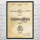 Curling Iron Patent Wall Art
