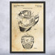 Paintball Mask Patent Wall Art