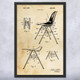 Nesting Chair Patent Wall Art