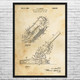 Artillery Cannon Patent Wall Art