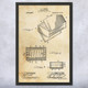 Humidor Cigar Box Patent Wall Art