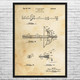 Fencing Foil Patent Wall Art