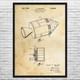 Space Radiation Cover Patent Wall Art