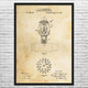 Automatic Fire Sprinkler Patent Wall Art
