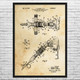 Oxygen Inhalator Patent Wall Art