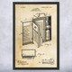 Emergency Medical Kit Patent Wall Art