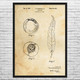 Peach Patent Wall Art